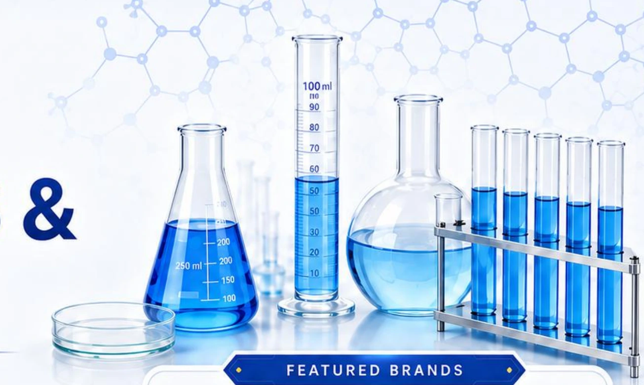 Laboratory glassware from Square Tech profile